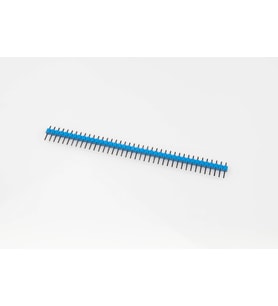1x40 2.54mm h:12mm Erkek Pin Header - Mavi (10 adet)