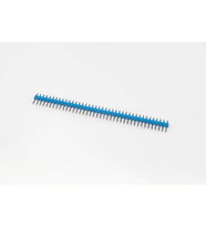 1x40 2.54mm h:12mm Erkek Pin Header - Mavi (10 adet)