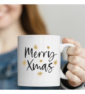 Yeni Yıl, Yılbaşı Merry Xmas Baskılı Kupa Bardak