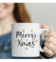 Yeni Yıl, Yılbaşı Merry Xmas Baskılı Kupa Bardak