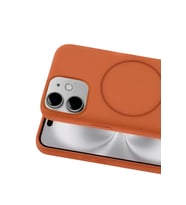 ERTAN iPhone 11 Kılıf Jully Magsafe Kapak - Turuncu