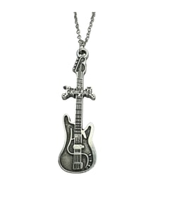 Pentagram Müzik Grubu Temalı Unisex Kolye – Heavy Metal Takı 60 cm (Gümüş)