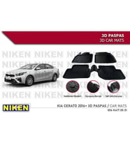Kia Cerato Havuzlu 3D Paspas Niken Siyah 2016+ Sonrası