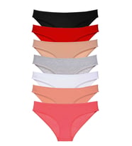 Mulvxbrf Brf02 7 Adet Süper Eko Set Likralı Kadın Slip Külot Set 2 (Mulvix)