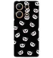 Infınix Note 30 Kılıf Silikon Desen Özel Seri Panda Suratları 1773