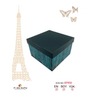 23x23x15 Hediyelik Kutu Kraft Kutu Karton Kutu YIlbaşı Kutusu Pasta Kutusu Balon Kutusu (5 ADET)