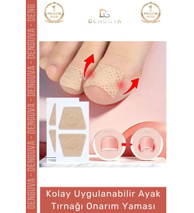 #YaraBandı Kolay Uygulanabilir Mantar Karşıtı Sararma Giderici Bakım Ayak Tırnağı Onarım Yaması