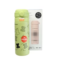 Shotay ST-8188 480ml Desenli Yeşil Çelik Termos
