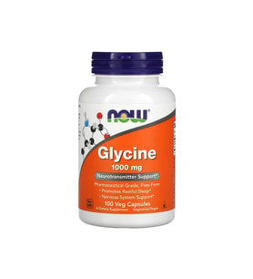 NOW Foods, Glycine, 1,000 mg, 100 Veg Capsules