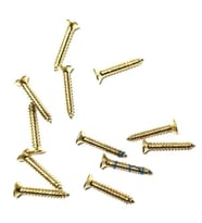 Klips, Menteşe, Ayak, Ağaç, Sunta Vidası 2,2x13 Mm - Sarı 100 Adet