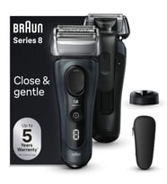 Braun Series 8 Elektrikli Tıraş Makinesi, Şarj Standı, Islak ve Kuru, 8513s, Gri