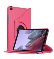 Microsonic Samsung Galaxy Tab A7 Lite T225 Kılıf 360 Rotating Stand Deri Pembe