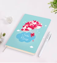 BK Gift Kişiye Özel İsimli Çerçeveli Defter Kalem Seti-8