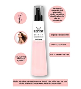 Redist BİOTİN FÖN SUYU 225 ML (SÜLFAT - TUZ - PARABEN) İÇERMEZ