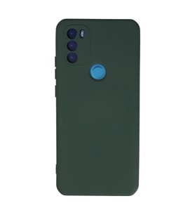 General Mobile Gm 21 Plus Kılıf Nano İçi Kadife Silikon - Koyu Yeşil