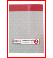 Ambar Sevk Fişi 14x20 cm boyutunda 2/50 Otokopili 1 Asıl 3 Suret 4 Nüsha 2 Adet