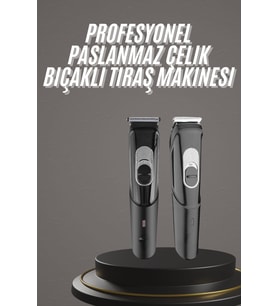 Pro Şarjlı Saç Sakal Tıraş Makinesi Ense Kesme Makinesi Lazer Öncesi Kısaltma