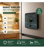 Namaz Sureleri Dijital Buzdolabı Magneti  Sesli  Tek Tuş  Şarjlı  Güçlü Mıknatıs