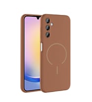 Samsung Galaxy A15 Uyumlu Kılıf M-safe Şarj Özellikli Zore Meta Kapak