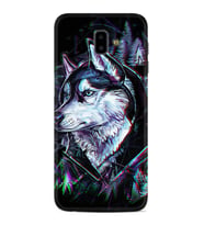 Samsung J6 Plus J7 Prime J7 Pro M20 Kılıf Desenli Silikon Dog Eyes 1761