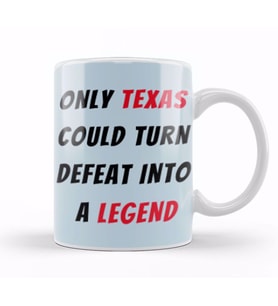 Texas quote Kupa Bardak Porselen
