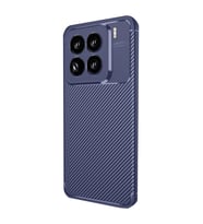 Xiaomi Mi 15 Pro Kılıf Auto Focus Karbon Kapak - Lacivert