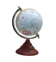Dünya Küre Stantlı Dekoratif Döner World Globe SL339-F 26cm (Çok Renkli)
