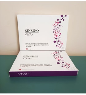 Zinzino Viva Safran Ekstresi C Vitamini İyot ve Magnezyum İçeren Takviye Edici Gıda 2 Kutu(120 Tablet)