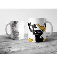 Pixxa Daffy Duck ve Bugs Bunny Kupa Bardak Model 1