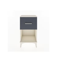 Arges Komodin Tek Çekmeceli 44x30x80 Aytaşı-Antrasit