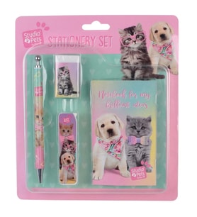 CEM STUDIO PETS PT-7743 KIRTASİYE SETİ 4 PARÇA
