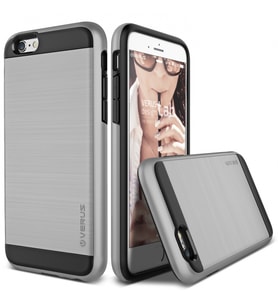 VRS iPhone 6 Plus / 6S Plus ile Uyumlu Verge Kılıf Light Silver