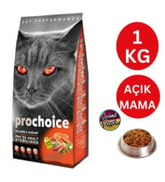 Pro Choice Karidesli ve Somonlu Açık Kısır Kedi Maması 1 KG