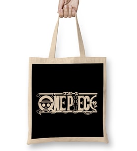 One Piece Logo Bez Çanta Uzun Saplı