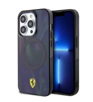 Apple iPhone 15 Pro Kılıf Ferrari Orjinal Lisanslı M-safe Şarj Özellikli Transparan Renk Geçişli Iri