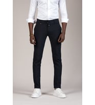 Slimfit İnce Çizgili Beli İplikli Ve Lastikli Likralı Yazlık Jogger Pantolon