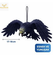 Nessiworld Asılabilir Lateks Kartal Dekor Süsü Siyah 17-18 cm