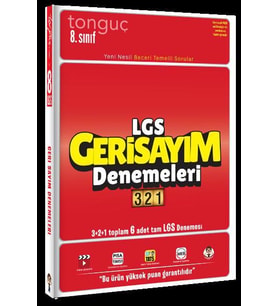 8.SINIF LGS GERİ SAYIM DENEMELERİ 321 - TONGUÇ 