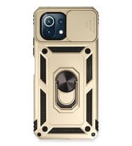 Mey İthalat® Mİ 11 Lite Kılıf Pars Lens Yüzüklü Silikon -