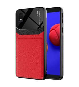 Samsung Galaxy A01 Core Kılıf Parlak TPU Emiks Kapak (Kırmızı)