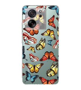PrintiFy Xiaomi Mi 13T Pro ile Uyumlu Water Color 2  Kamera Korumalı Şeffaf  Kılıf