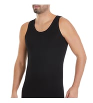 6 Adet Yıldız Erkek Bambu Atlet Siyah 316