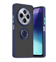 Xiaomi Redmi 14c Kılıf Montreal Yüzüklü Silikon Kapak - Lacivert