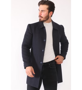 PLT8364 DEWBERRY ERKEK PALTO-LACİVERT