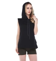 KAPÜŞONLU SWEATSHIRT- (Siyah)
