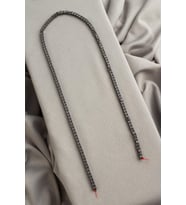 Hematit Doğal Taş Parlak Füme Küp Kesim 3x3mm Dizi [AA]