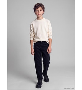 LCW Kids Siyah Regular Fit Erkek Çocuk Jean