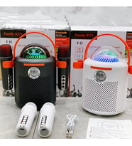 Torima Y-11 Mikrofonlu Kumandalı RGB Ledli Taşınabilir Beyaz Bluetooth Hoparlör