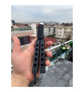 Sallama Kelebek Plastik Çakmak Kılıfı Hareketli Sallanabilir (Çakmak Hediye) Butterfly Lighter
