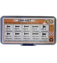1000 Adet Set Laptop Vidası Kutulu.